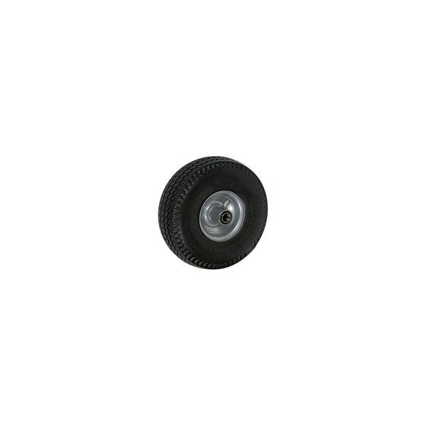 10"x3", 4" Hub Length, Centered Hub, Flat-Free (Poly-Foam Tire) -